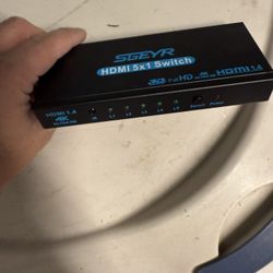 Sgeyr Hdmi 5x1 switch-dont have plug or Homi