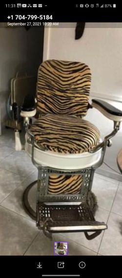 THEO -A-KOCH. Antique Barber Chairs