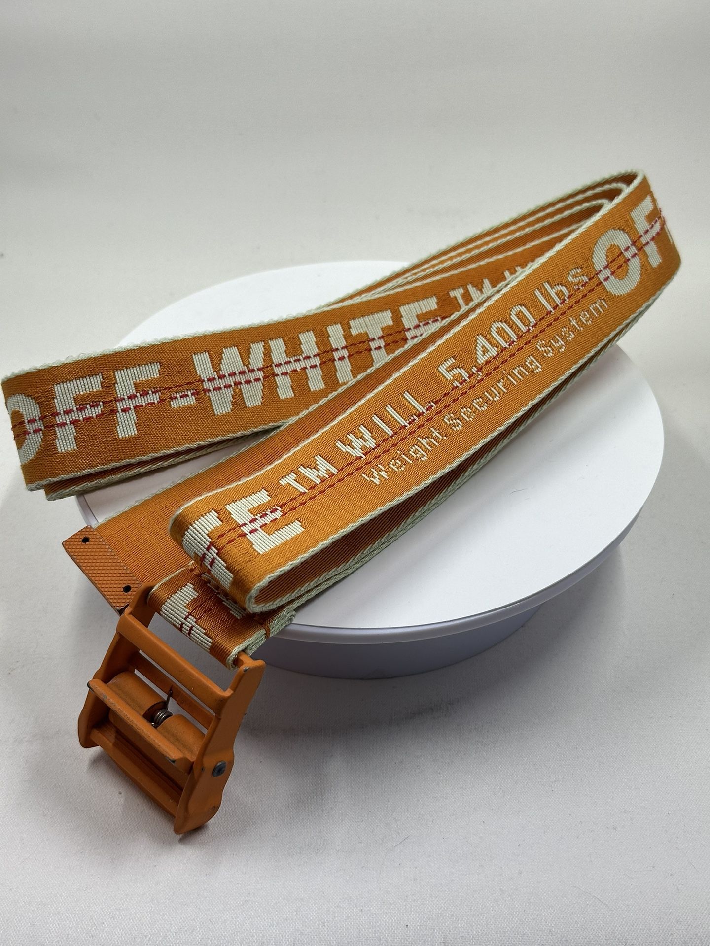 Off-White “Belt” Larger Size Orange