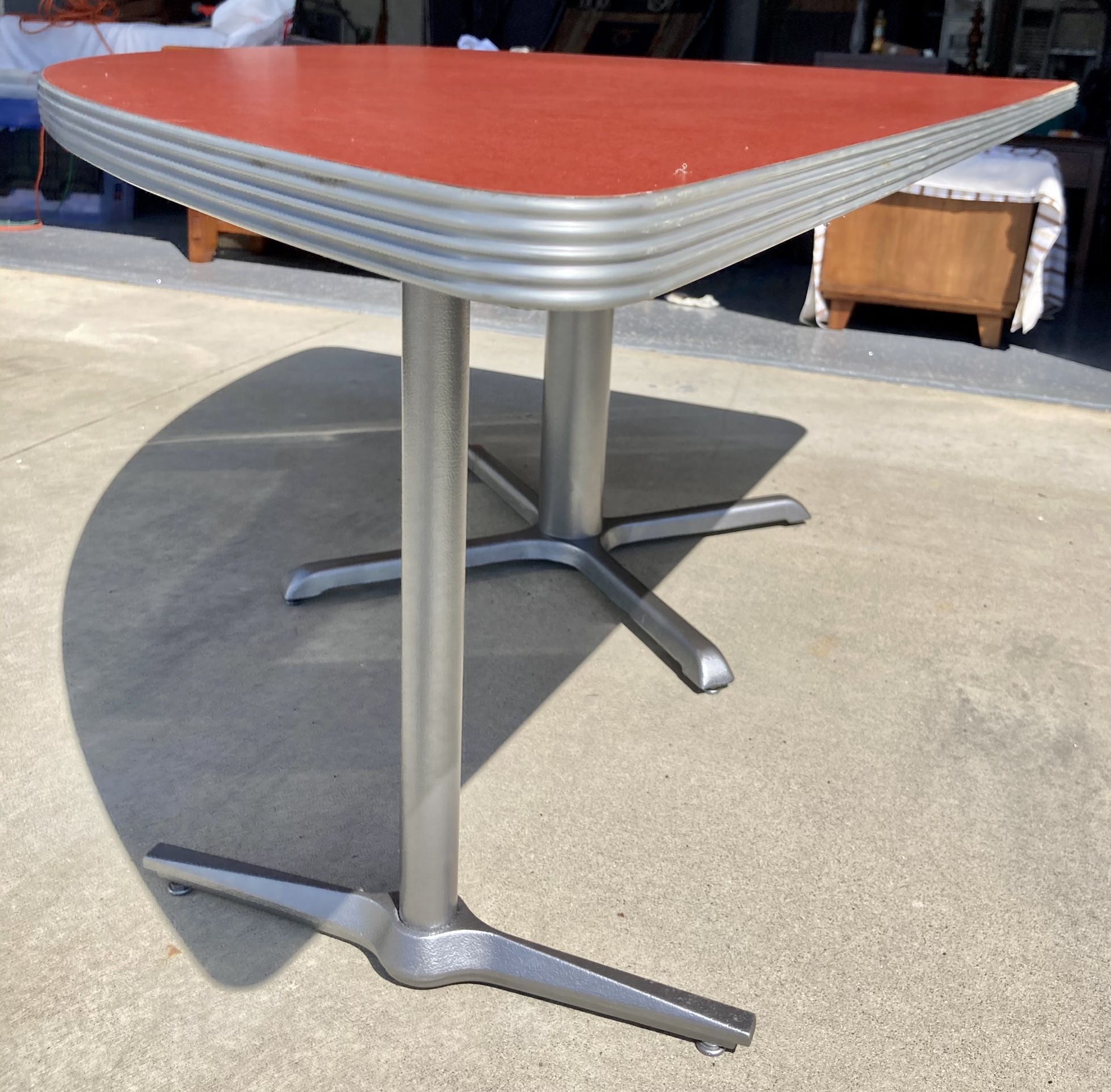 Rare Vintage Formica Corner Diner Table