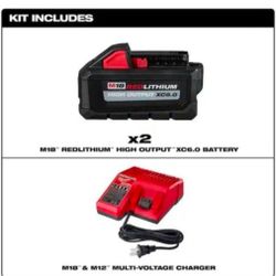 Milwaukee M18 High Output Battery Kit 