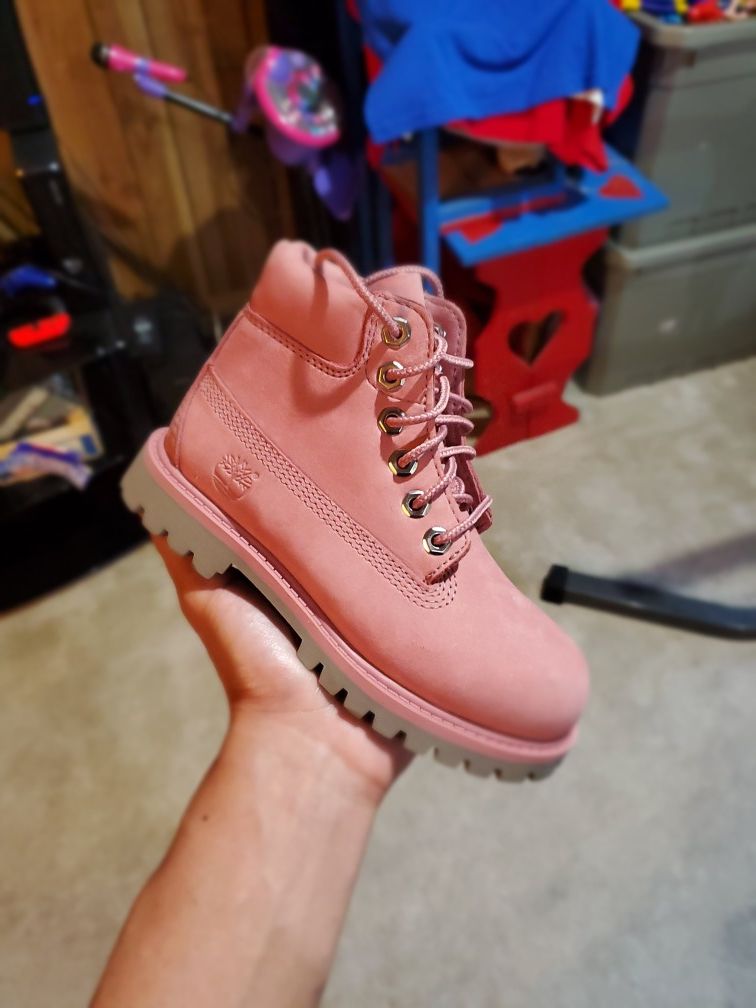 Pink Toddler Timberlands Sz11