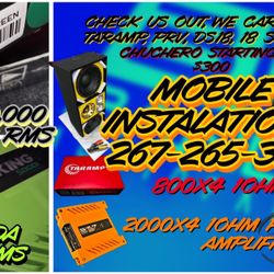 Pro Audio HQ We Sell And Install Radios Eq Crossover Dsp Mid Range Speakers Subs Amplifiers Component Systems Custom Enclosures Back Up Camera An More