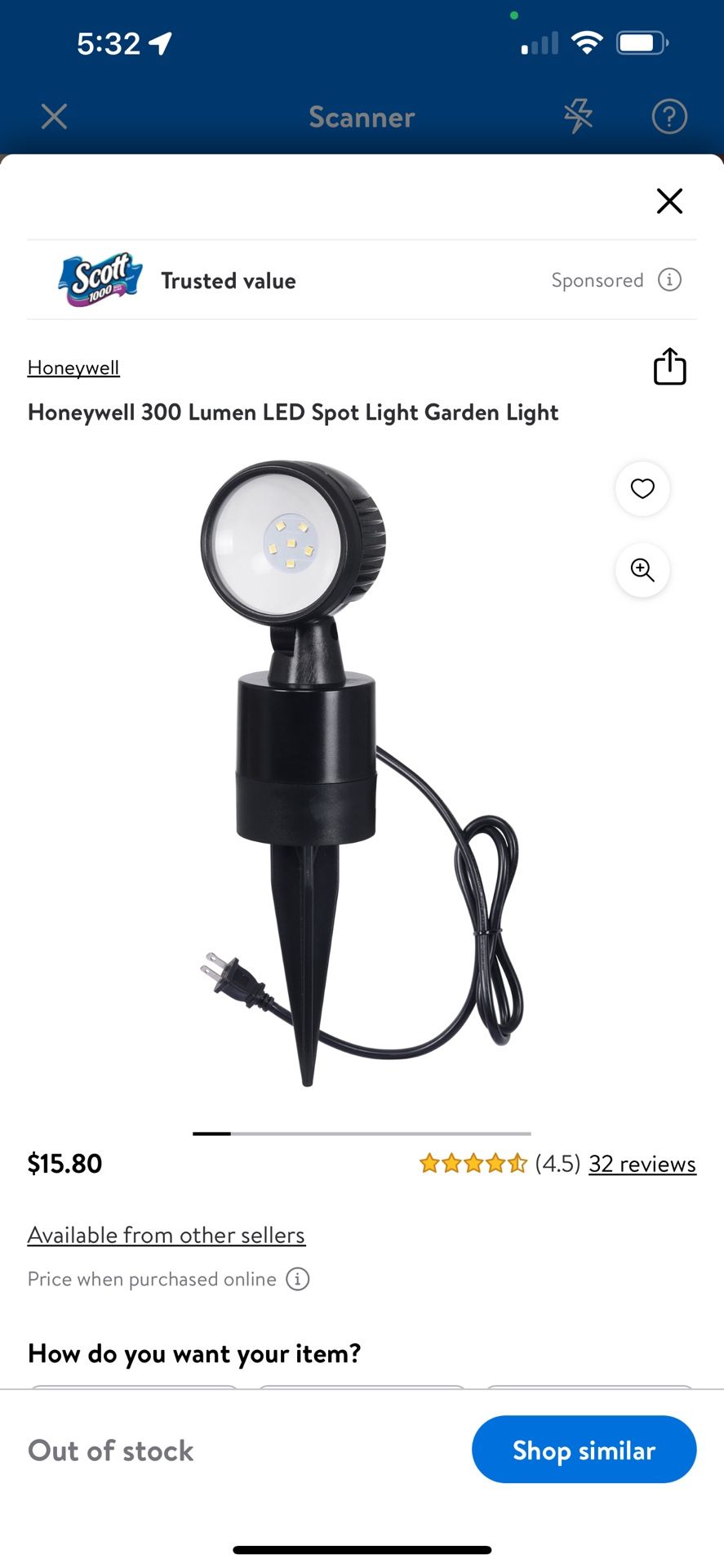 Led Plug In Spot Light 
