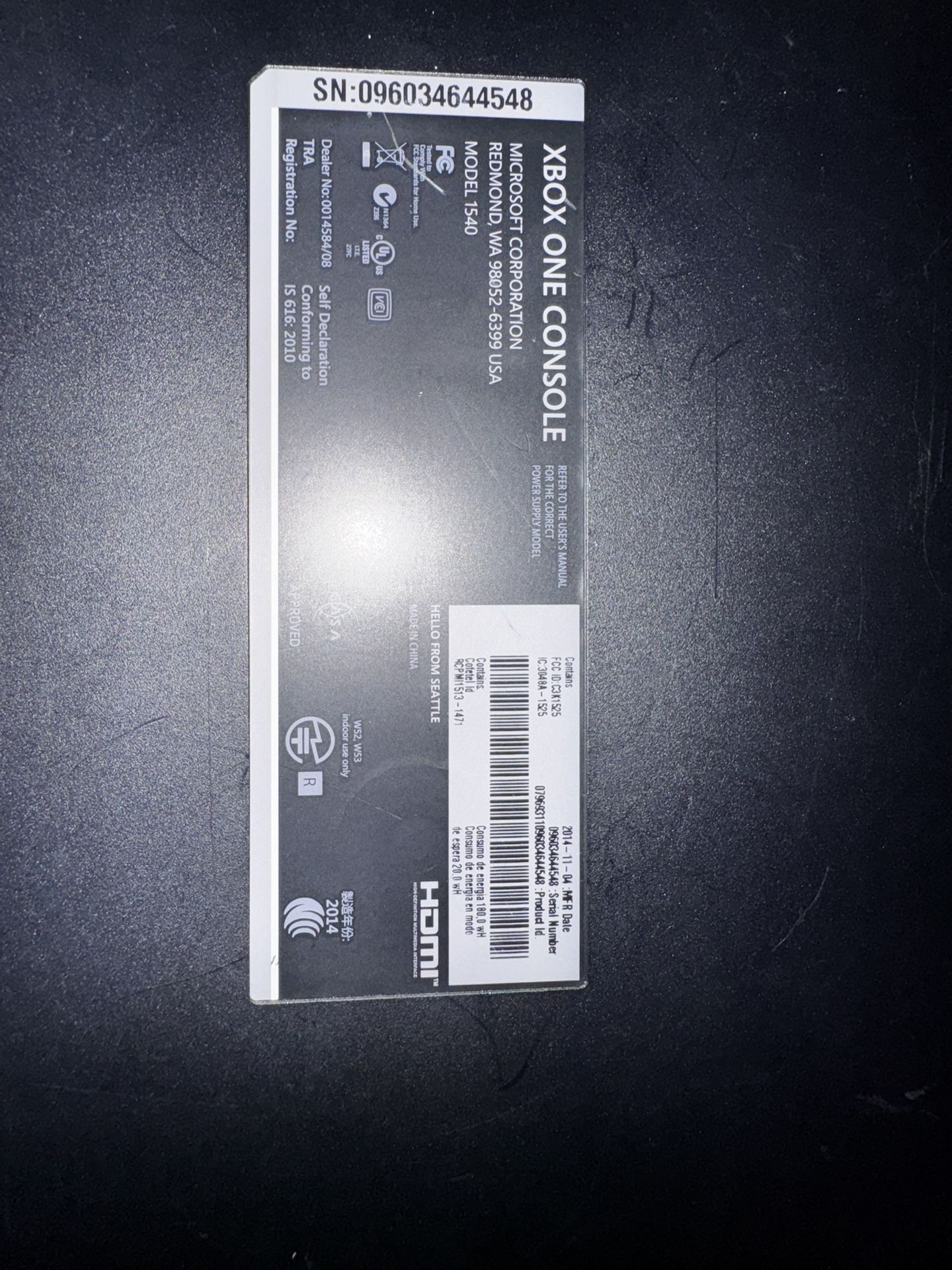 xbox one