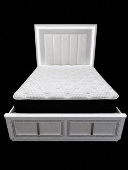 Chalanna Queen Bed Frame and Mattress