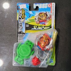 Beyblade Burst Turbo Slingshock Turbo Achilles A4 Starter Pack. 