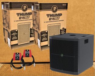 Mackie Thump 215XT Powered System 15" Bluetooth PA Speakers 18" Subwoofer 4200 Watts 118S Package 🚨 No Credit Needed 🚨 Payment Options Available 🚨 