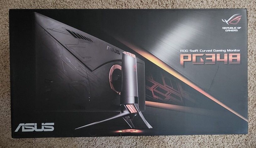 ASUS ROG Swift PG348Q 34" Ultrawide Curved IPS Gaming Monitor