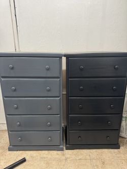 Pine Wood Chest Grey Or Black $195 