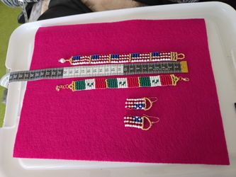 USA  and Mexican  Flag