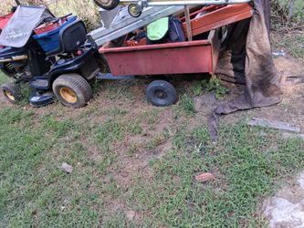 Cheap pressure washing lawnmower cart only 125