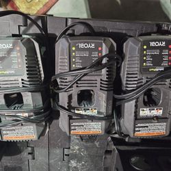 Ryobi Single Battery Chargers