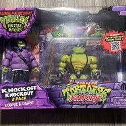 Teenage Mutant Ninja Turtles Tubular Tortoise Karate Warriors Mikey & Mark Actio