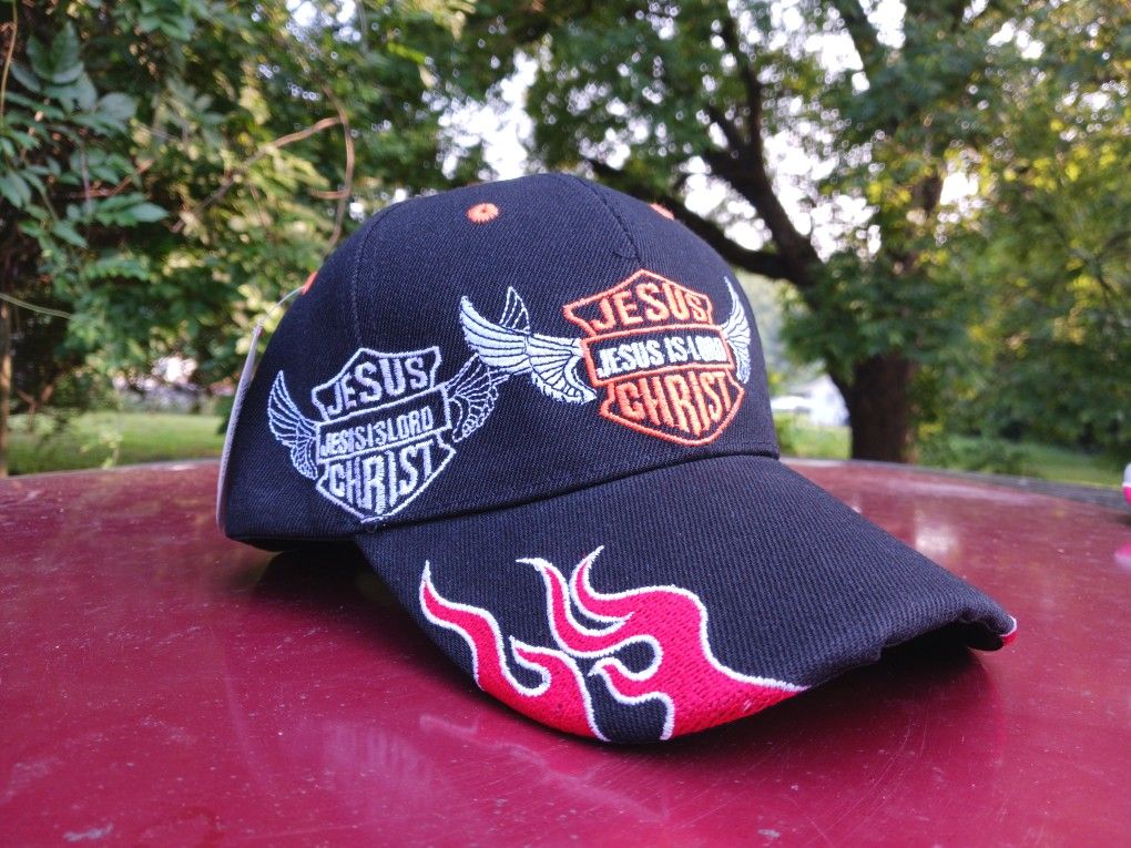Harley Davidson Logo "Jesus Is My Savior" Hat