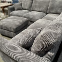 New Sectional Dark Gray