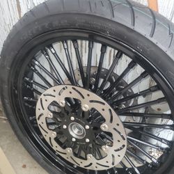Harley davidson.  21" 18"