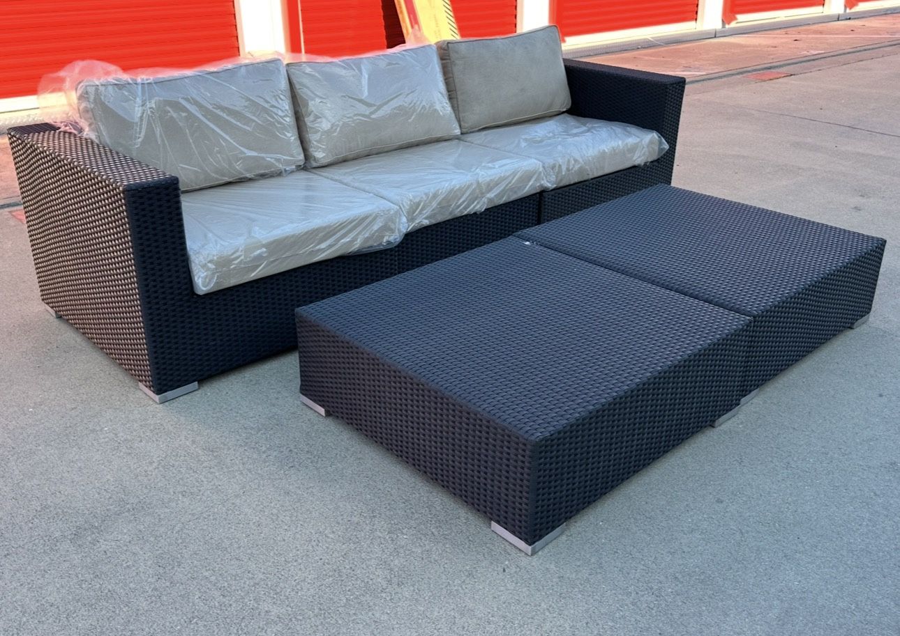 New 5pc Outdoor Patio Furniture Set Sunbrella