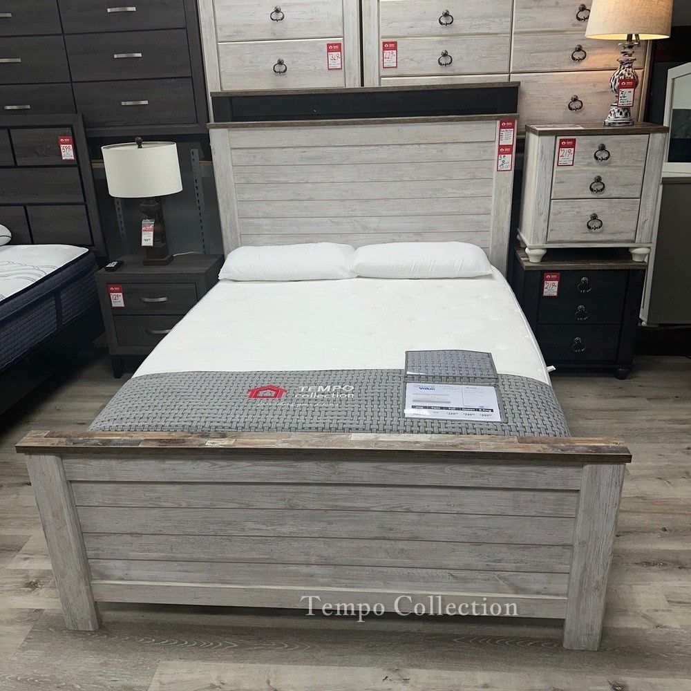 Bed Frame Bedroom Queen Bed