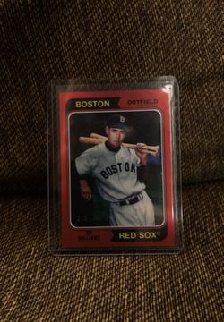 Ted Williams 2020 topps archives 3/5 insert Rare!!