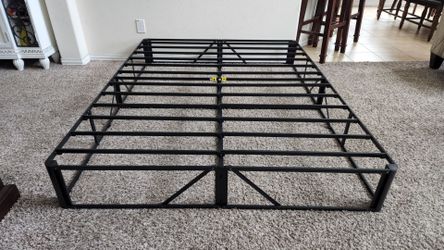 Queen Size Heavy Duty Steel Box Spring Bed Base/Bed Frame
