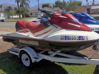 2003 SEA DOO GTXDI FUEL INJECTION 2 STROKE 135 HP LAKE READY  ONLY 40 FACTORY HOURS WORKING HOUR METER MEW SEATS LAST SEASON NO CART OR TRAILER 2027 T