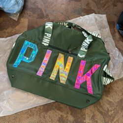 Pink Duffle Bag