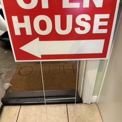 Open House Signs Brand New