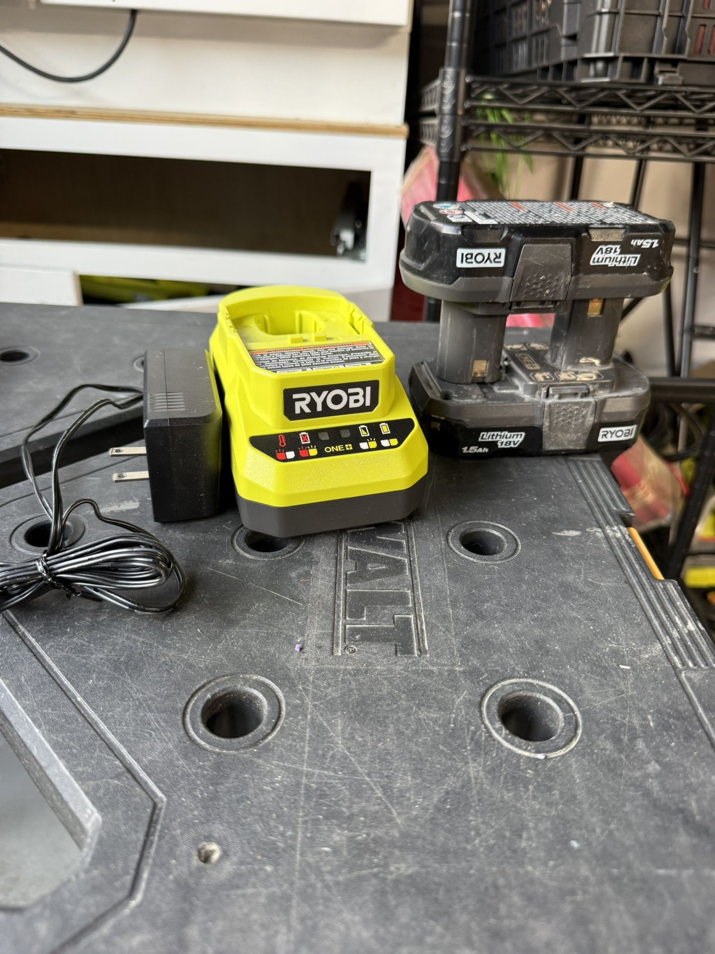Ryobi 1.5 Battery set with charger (used)