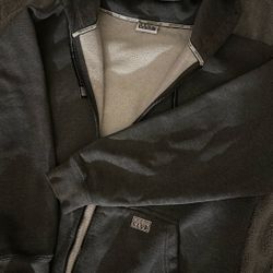 Graphite Grey Pro Club Zip Up Size Large 