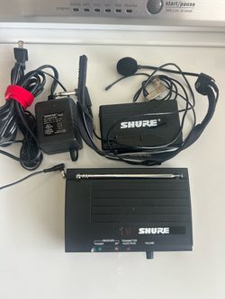 Shure system WH20 head set