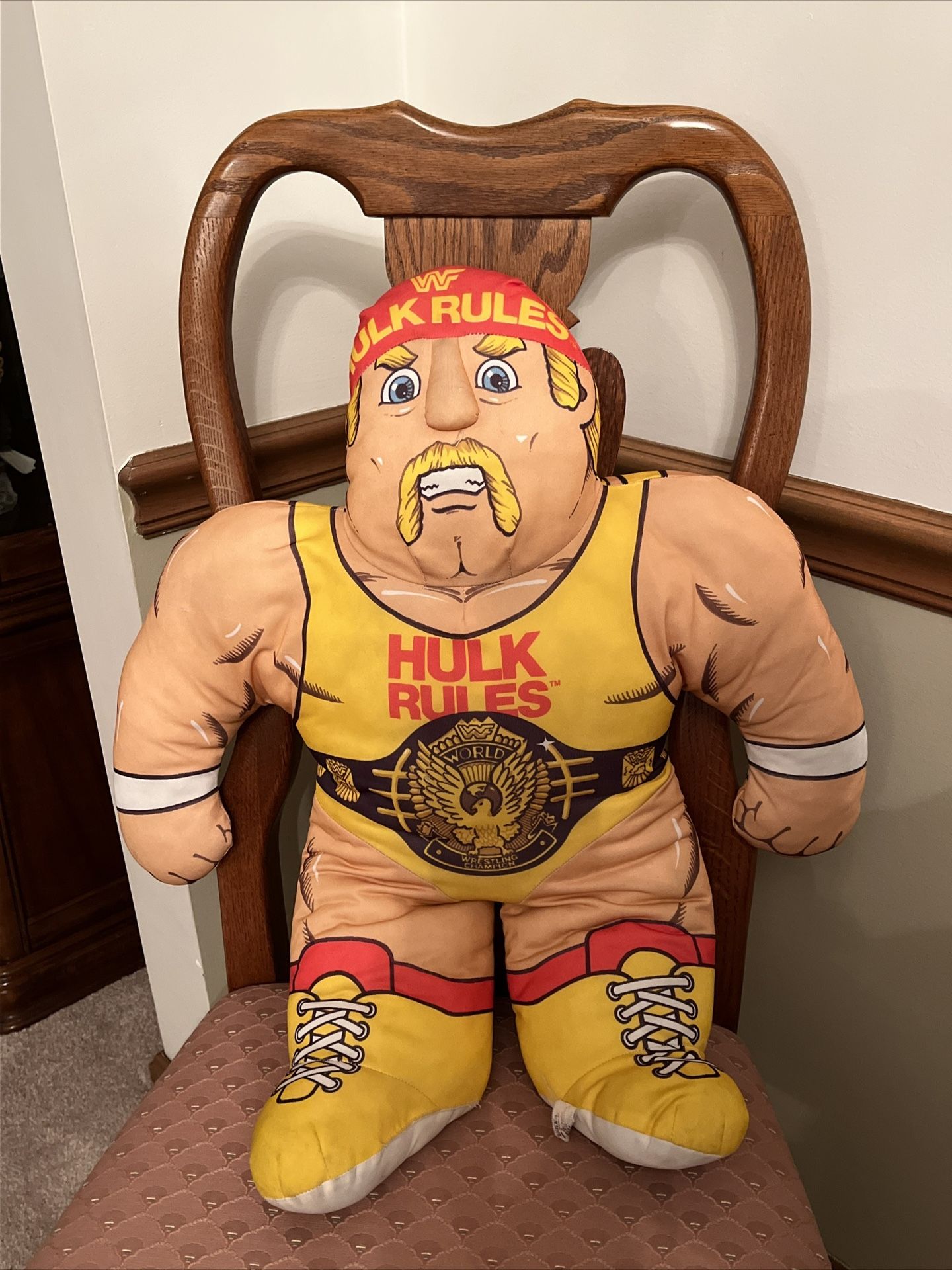 Hulk Hogan Wrestling Pillow 
