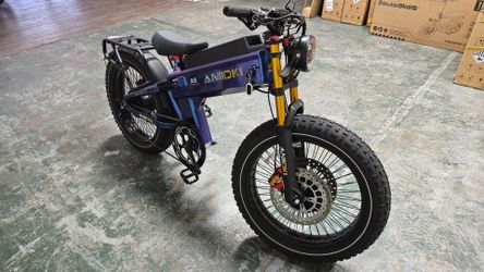Blue Dual Motor Electric Bike 🏍