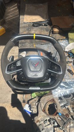 Steering wheel corvette c8