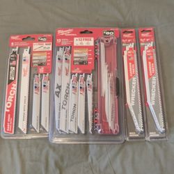 44 Assorted Milwaukee RECIP SAW Blades