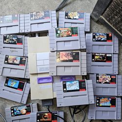 Super Nintendo System And Games