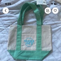 Trader Joe's Mini Canvas Tote Bag