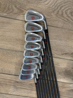 BRAND NEW Men’s R.H. Golf Clubs Iron Set - Bacardi Branded - 3,4,5,6,7,8,9,P,S