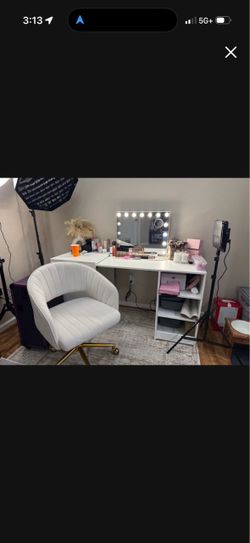 Desk and chair