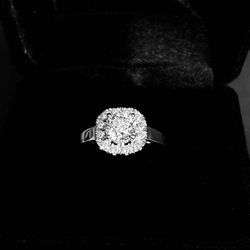 💍 New 1.25ct Natural Diamond Engagement Ring – 14k White Gold – $3,600 OBO