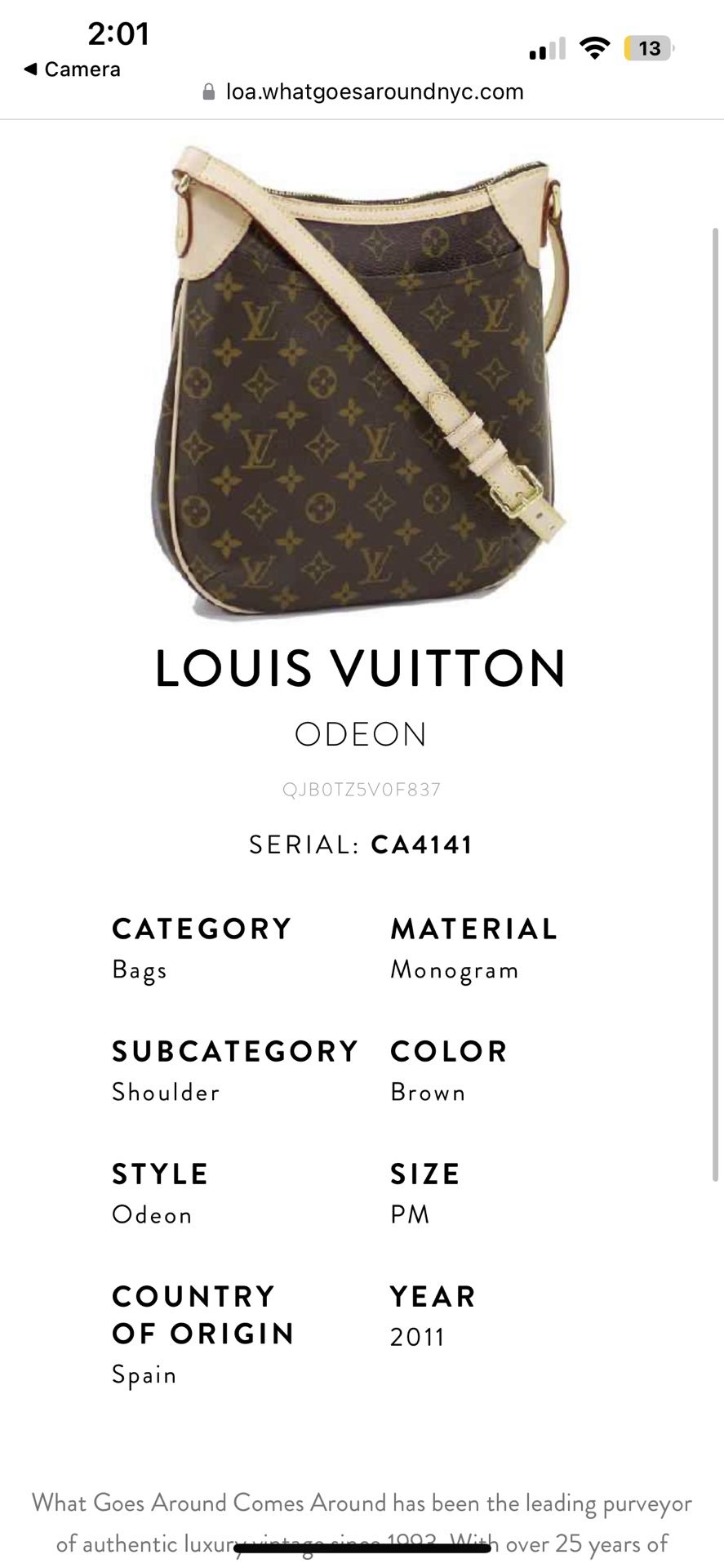 Louis Vuitton Odeon MM for Sale in Miami, FL - OfferUp