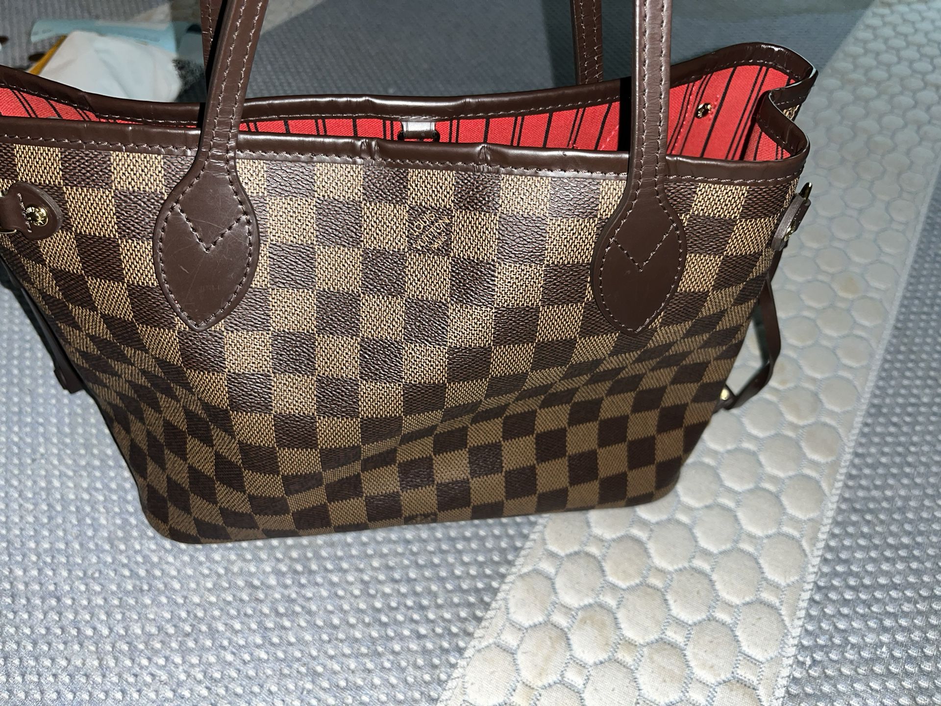 Louis Vuitton Women Bag Neverfull Mm Damier Ebene Bag