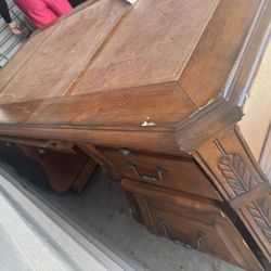 Real Wooden Antique Desk 