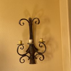 Rod Iron Candle Holder