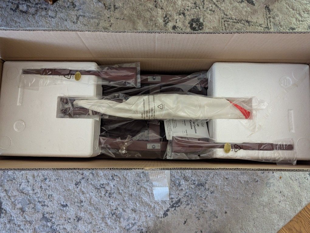 NIB Retired American Girl Doll Caroline Skiff