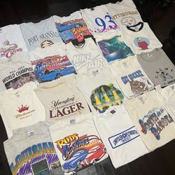 Vintage & Graphic Tee Clearout (ALL SIZE XL) – $15 to $30 (Single or Wholesale)