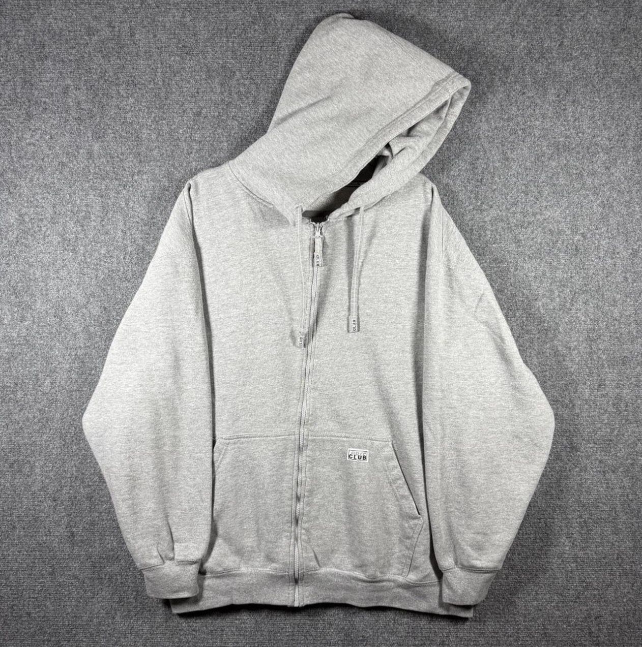 Pro Club Heavyweight Fleece Full Zip Hoodie Gray