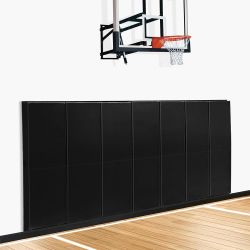 Gym wall padding, basketball court wall protector, removable 2-inch thick high-density protective pads for wall-mounted basketball hoop