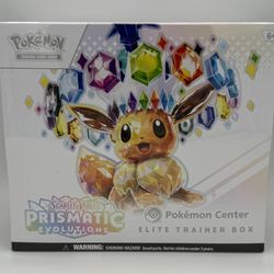 Prismatic Evolutions Pokemon Center Elite Trainer Box (Exclusive)
