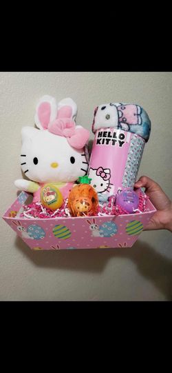 Hello Kitty & Stitch Easter Baskets! Custom options available